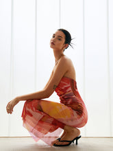 Mars Mesh Midi-Schlauchkleid